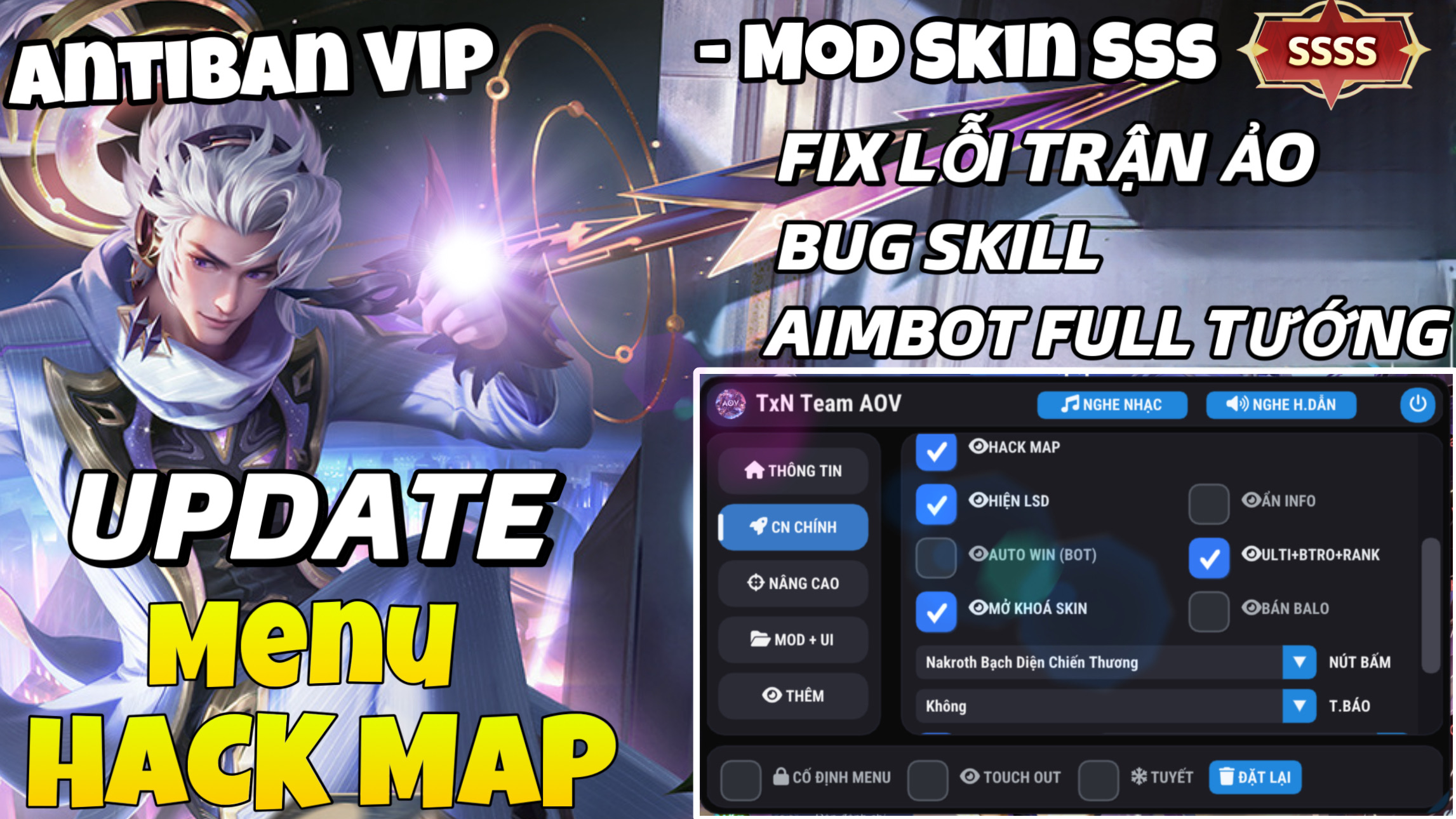 MENU IOS VIP