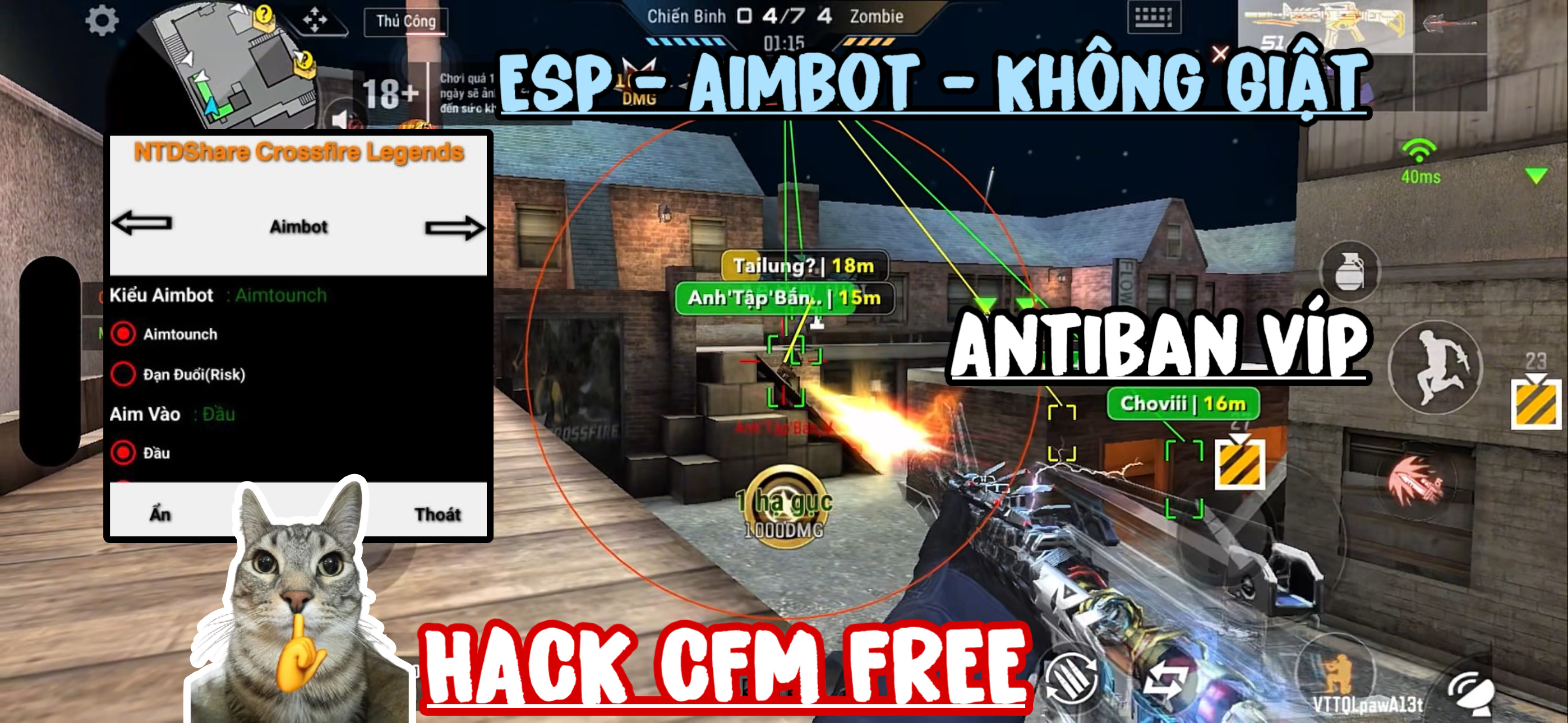 HACK CROSSFIRE LEGENDS ANDROID